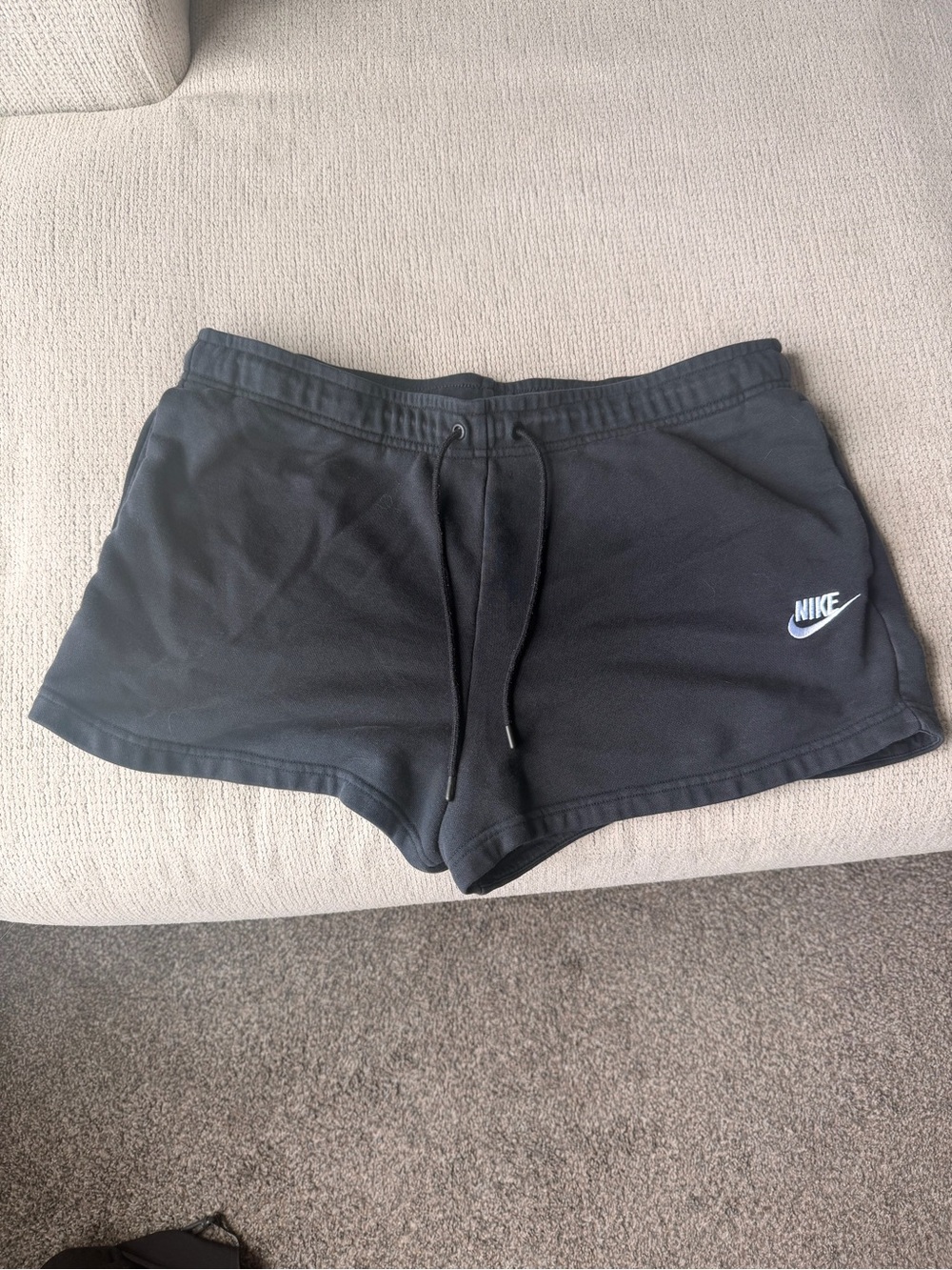 Nike Women's Black Athletic Drawstring Shorts